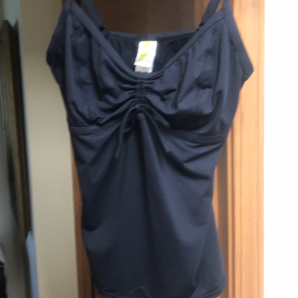 Lole Black Tankini Bikini Swim Top L